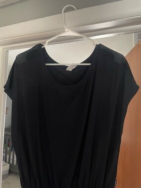 Black Women's Short Sleeve romper Zyia